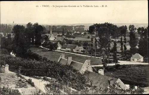 Ak Troo Loir et Cher, Saint Jacques, Teilansicht