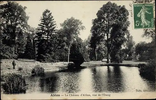 Ak Ablon Val de Marne, Étang du Château