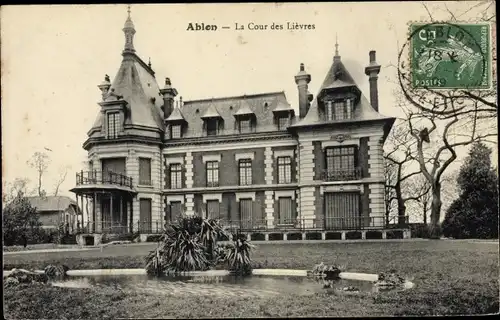 Ak Ablon Val de Marne, La Cour des Lièvres