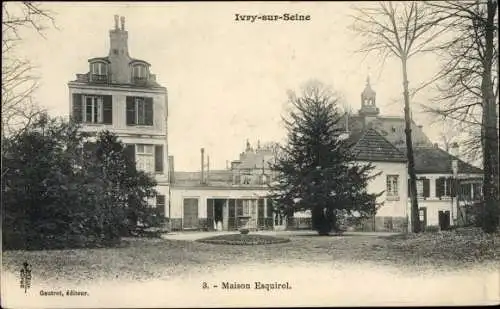 Ak Ivry sur Seine Val de Marne, Maison Esquirol