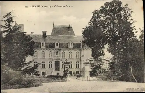 Ak Féneu Maine et Loire, Château de Sautré