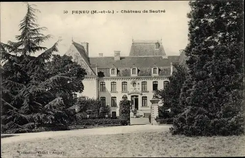 Ak Féneu Maine et Loire, Château de Sautré