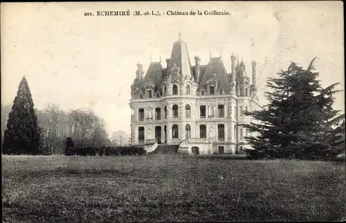 Ak Échemiré Maine et Loire, Château de la Grifferaie