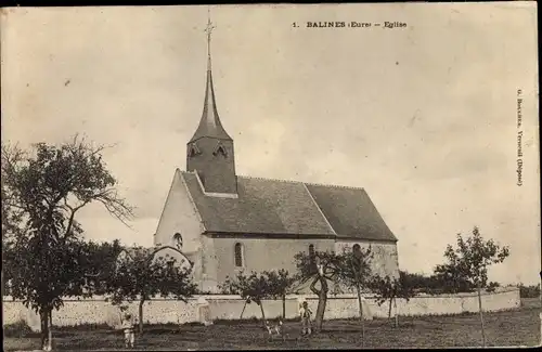 Ak Balines Eure, Église