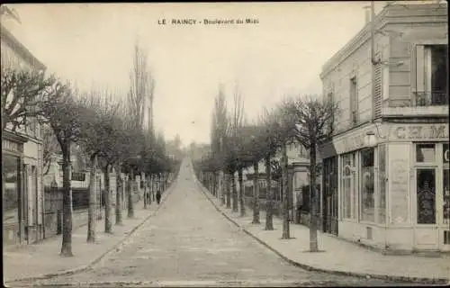 Ak Le Raincy Seine Saint Denis, Boulevard du Midi