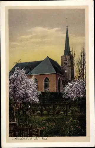 Ak Meerkerk Südholland, N. H. Kerk