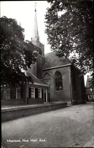 Ak Meerkerk Südholland, Ned. Herv. Kerk