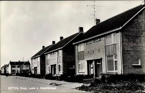 Ak Zetten Gelderland Niederlande, Burg. Lewe v. Aduardstraat