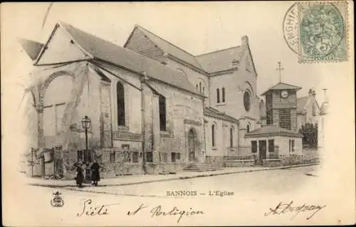 Ak Sannois Val d’Oise, L´Église