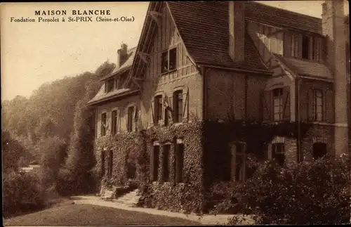 Ak Saint Prix Val-d’Oise, La Maison Blanche