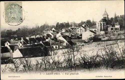 Ak Saint Prix Val-d’Oise, Vue Générale