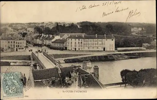 Ak Saint Ouen l´Aumone Val-d´Oise, Le Pont