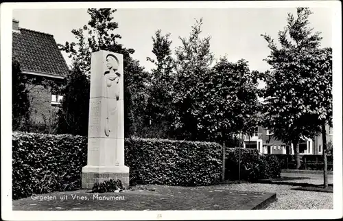 Ak Vries Tynaarlo Drenthe, Monument