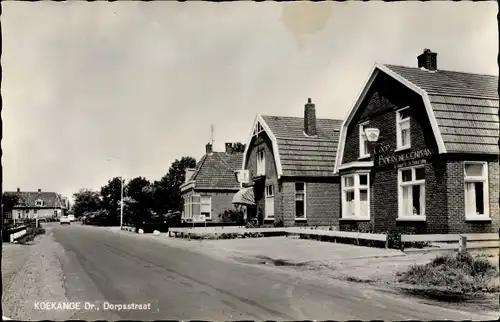 Ak Koekange Drenthe, Dr., Dorpsstraat