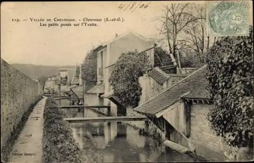 Ak Chevreuse Yvelines, Les petits ponts sur l'Yvette