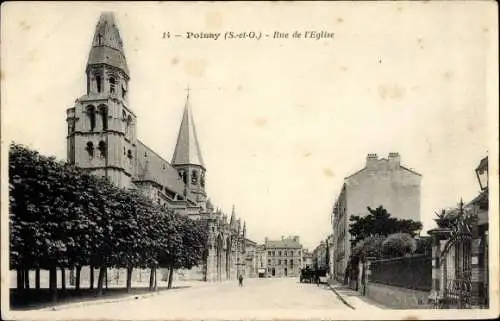 Ak Poissy Yvelines, Rue de l'Eglise