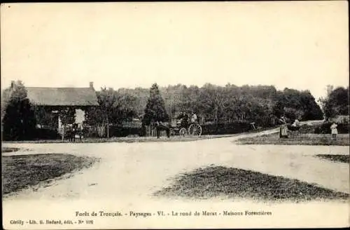 Ak Saint Bonnet Tronçais Allier, Foret de Troncais, Le rond de Morat, Maisons Forestieres