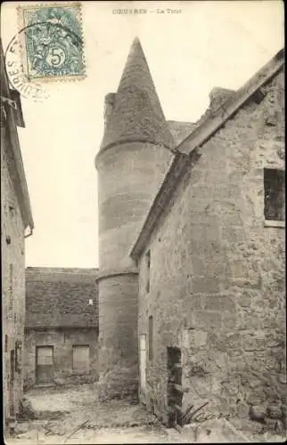 Ak Cœuvres-et-Valsery Aisne, La Tour