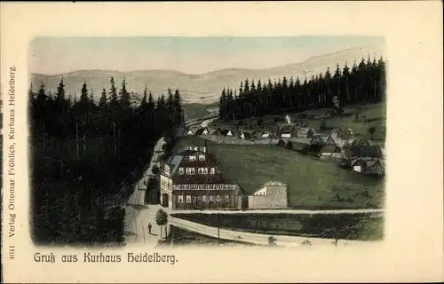 Ak Seiffen im Erzgebirge, Kurhaus Heidelberg
