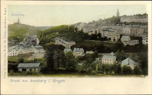 Ak Annaberg Buchholz im Erzgebirge, Ortspartie, Schreckenberg