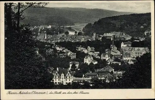 Ak Hann Münden in Niedersachsen, Panorama