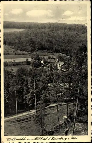 Ak Mühltal bei Eisenberg, Blick auf Waldhaus Walkmühle