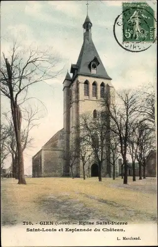 Ak Gien Loiret, Église Saint Pierre