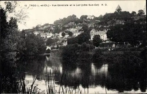 Ak Troo Loir et Cher, Gesamtansicht, Loir