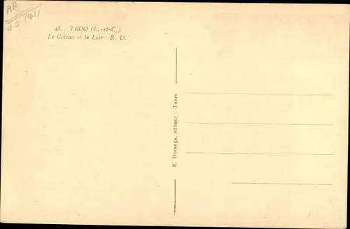 Ak Troo Loir et Cher, Le Coteau et le Loir