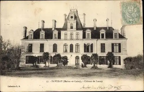 Ak Faveray Machelles Val-de-Marne, Château de Lassay