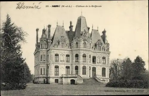 Ak Échemiré Maine et Loire, Château de la Grifferaie