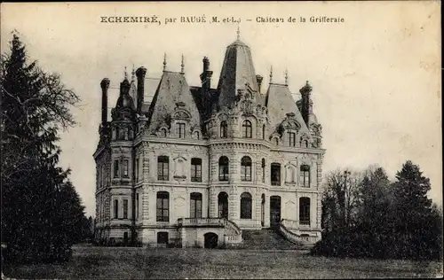 Ak Échemiré Maine et Loire, Château de la Grifferaie