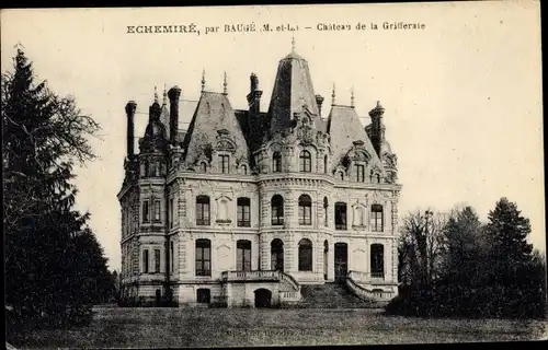 Ak Échemiré Maine et Loire, Château de la Grifferaie