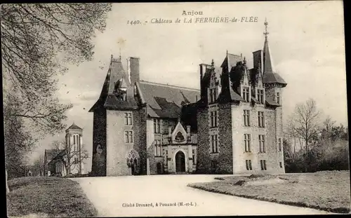 Ak Segré Maine et Loire, Château de la Ferrière de Flée