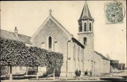 Ak Morsang Seine Essonne, L´Église