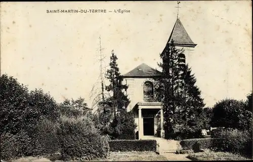 Ak Saint Martin du Tertre Val d´Oise, Église