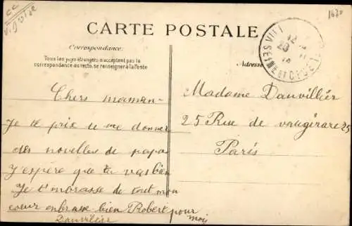 Ak Villiers-le-Bel Val-d´Oise, Institution Guerbigny