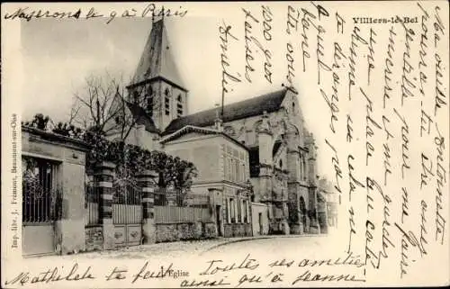 Ak Villiers-le-Bel Val-d´Oise, Église