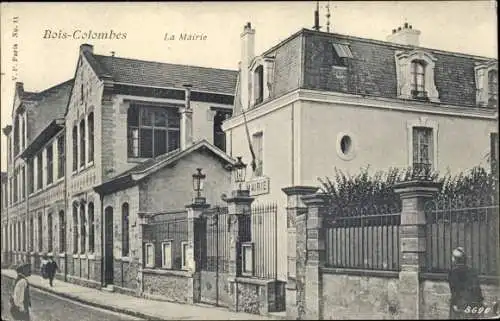 Ak Bois Colombes Hauts de Seine, La Mairie