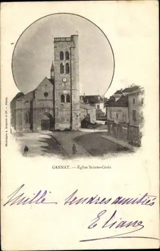 Ak Gannat Allier, Eglise Sainte Croix