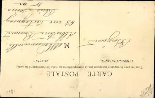 Ak Montmarault Allier, Eglise, Commerce de Modes, Commerce J. Albert