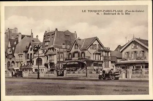 Ak Le Touquet Paris Plage Pas de Calais, Boulevard de la Mer