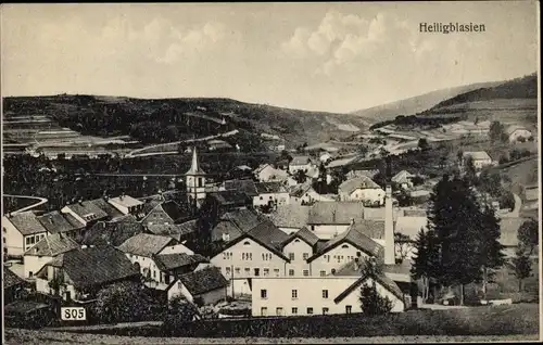 Ak Sankt Blasien im Schwarzwald, Totale