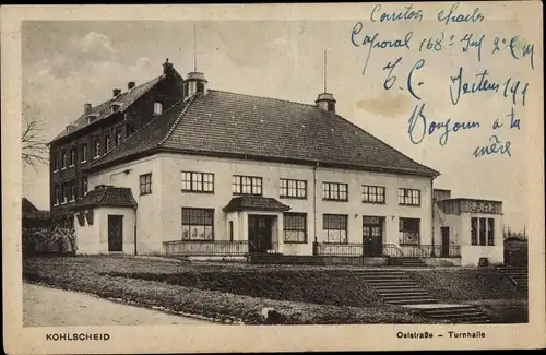 Ak Kohlscheid Herzogenrath Nordrhein Westfalen, Oststraße, Turnhalle