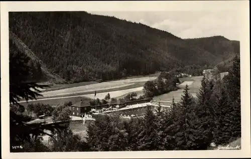 Ak Bad Leutenberg Thüringen, Schwimmbad