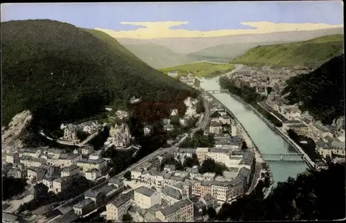 Ak Bad Ems an der Lahn, Blick von der Bäderley