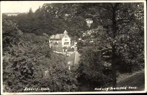 Ak Bendorf in Rheinland Pfalz, Hedwig Dransfeld Haus, Partie im Wald