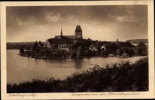 Ak Ratzeburg im Herzogtum Lauenburg, Dom von der Römnitz gesehen