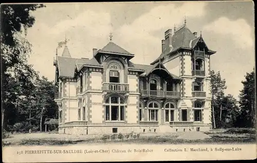 Ak Pierrefitte sur Sauldre Loir-et-Cher, Château de Bois Rabot