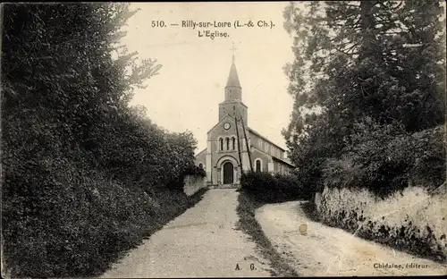 Ak Rilly Loir-et-Cher, L´Église